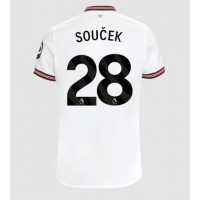 West Ham United Tomas Soucek #28 Replika Bortatröja 2023-24 Kortärmad